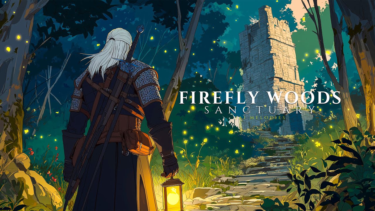 Firefly Woods Sanctuary | Medieval Music for Relaxation, Focus & Emotional