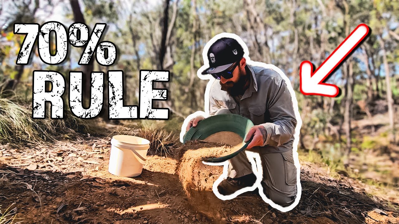 70% Rule | Dry Panning Method for Gold