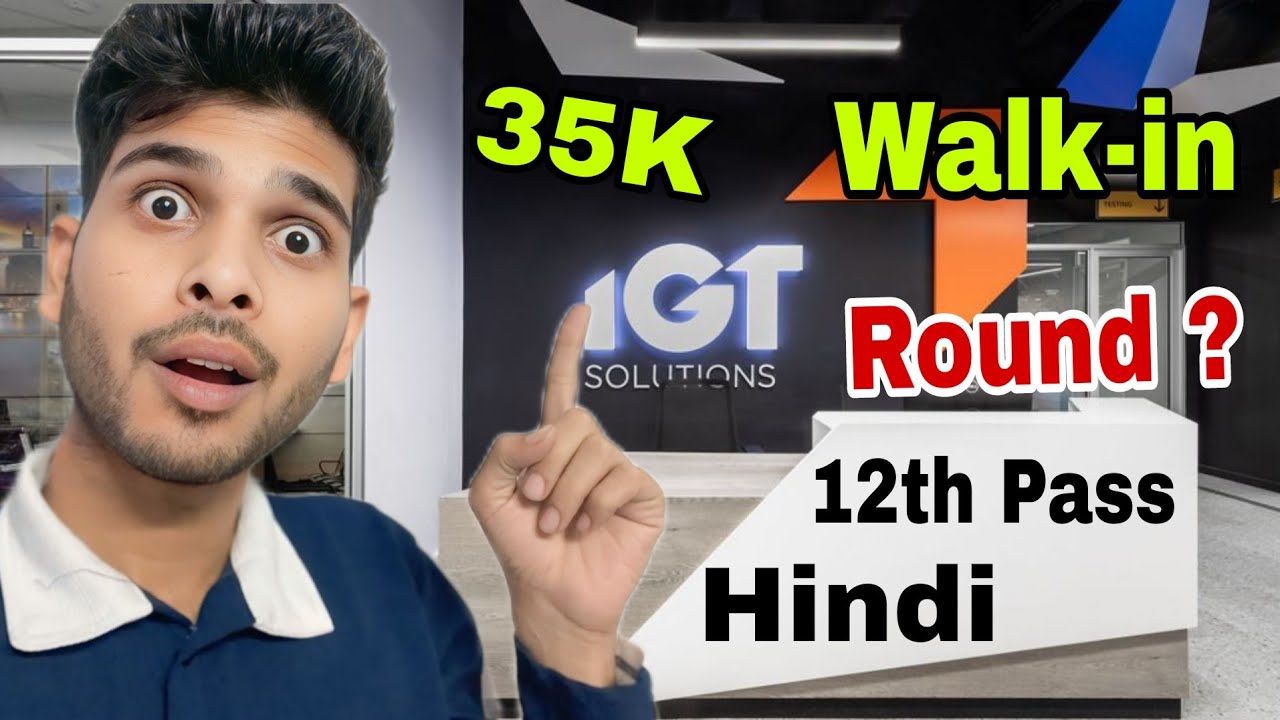 IGT Solutions Bulk Hiring in 2026 🥳 | 12th Pass Jobs | Work From Home | The Ravi Vlogs