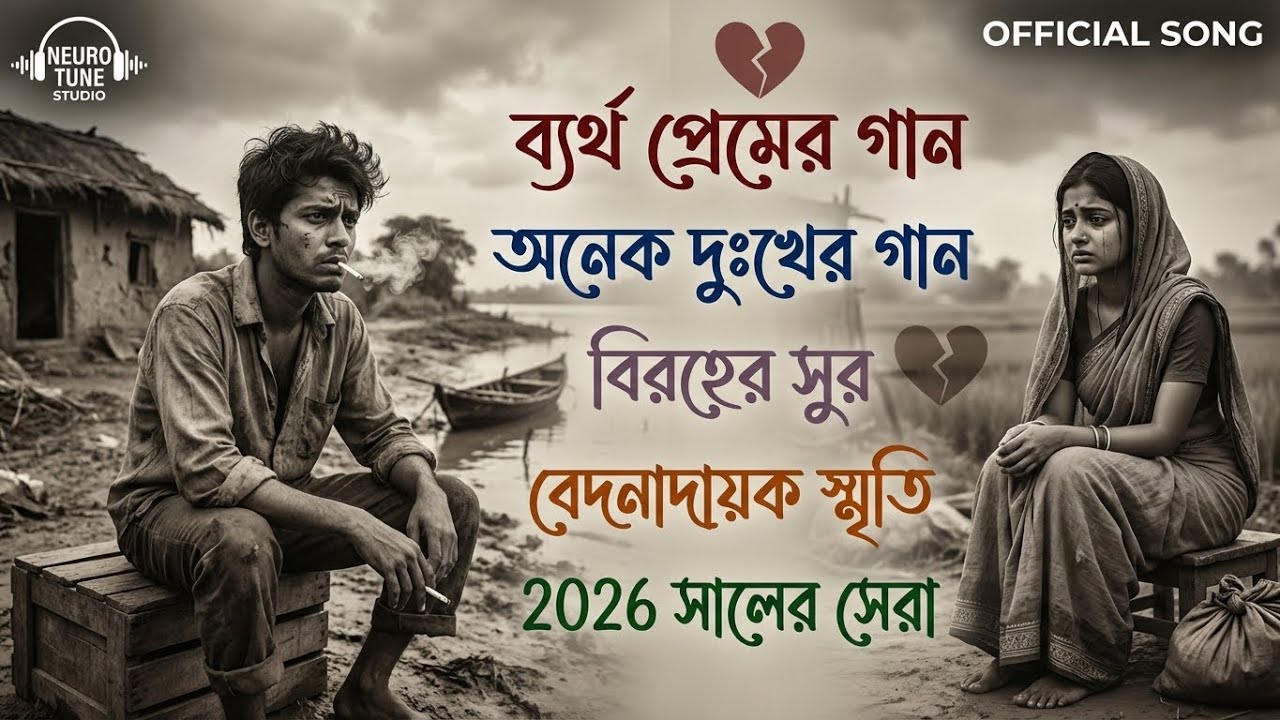২০২৬ সালের সেরা কষ্টের গান 💔 | “চুপচাপ কাঁদি আমি…” | Sad Bangla Song 2026  | Mukul Khan