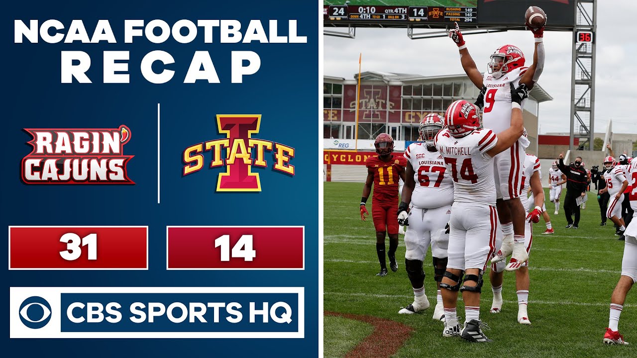 Louisiana-Lafayette vs Iowa State : Ragin' Cajuns beat No. 23 Iowa St 31-14 | CBS Sports HQ