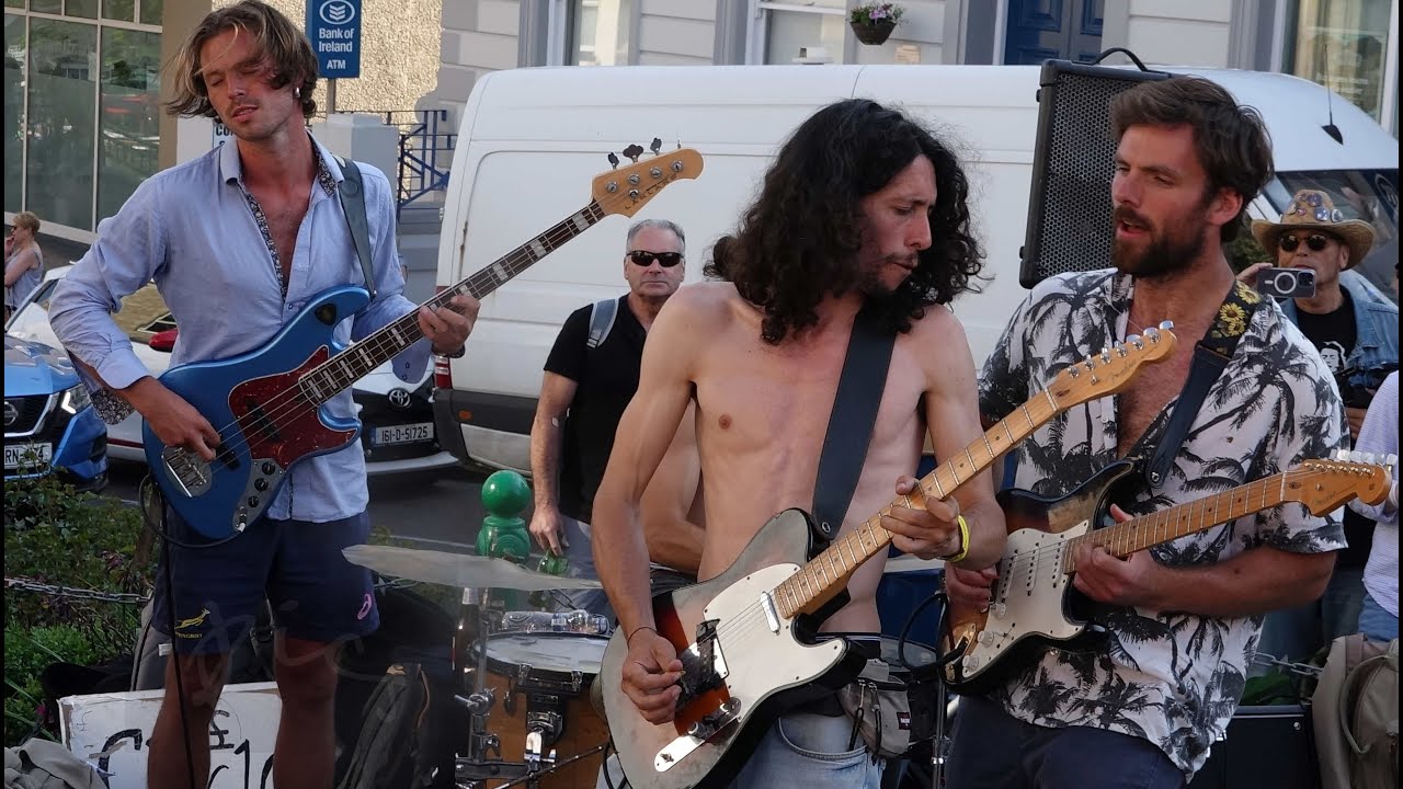 Ol' Times, 'To the top', Ballyshannon, Rory Gallagher Tribute Festival. Street gig. 02.06.2023