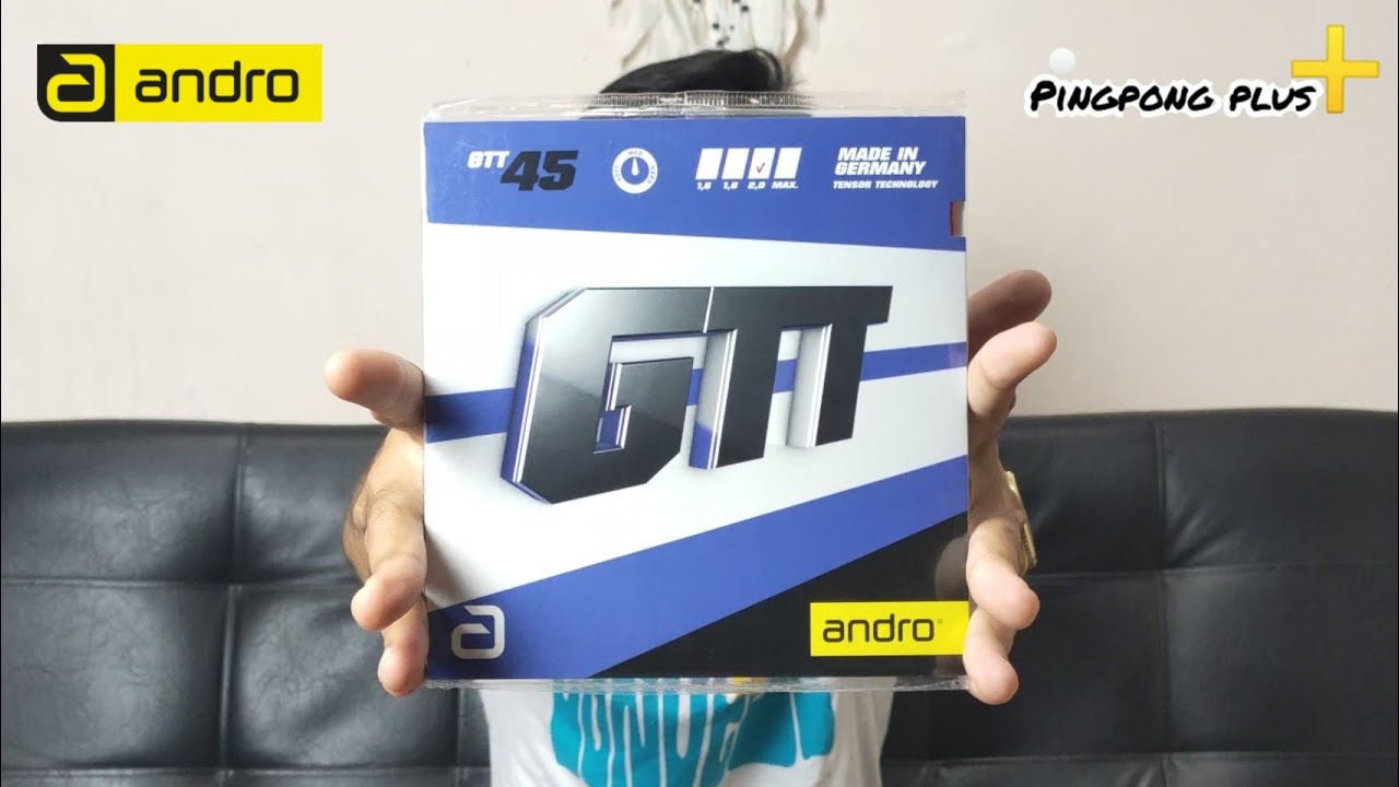 Andro GTT 45 | table tennis rubber | test and review (English Subtitles)