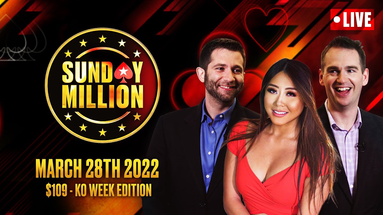 $109 SUNDAY MILLION: KO WEEK EDITION ♠️ Hosted by James, Joe, & Maria Ho ♠️ PokerStars