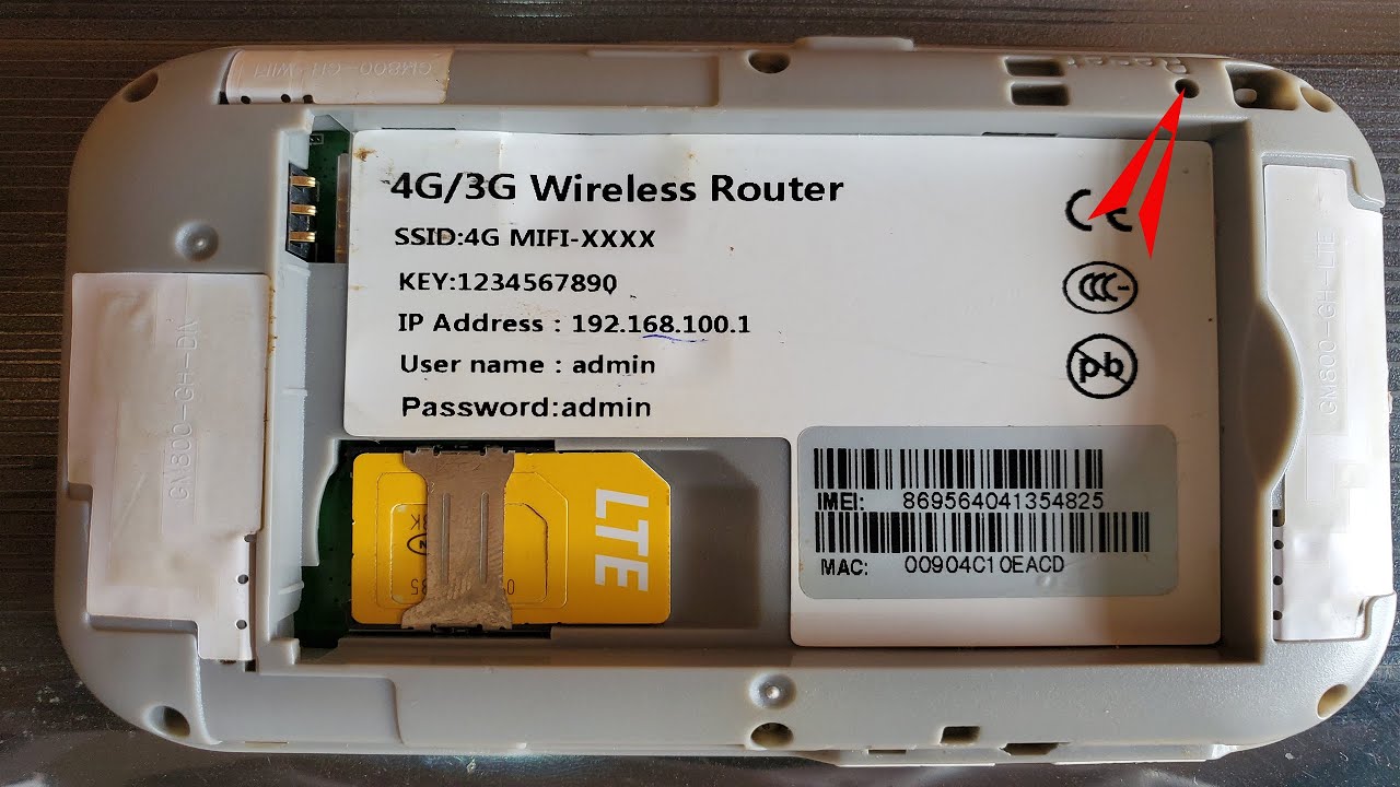 Reset Password To Default Of 4G LTE Portable Pocket MiFi 2023
