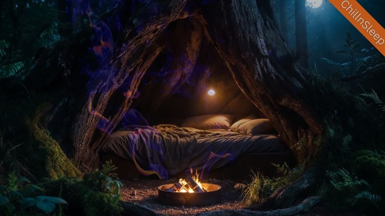 Entspannungsmusik für tiefen Schlaf 432Hz 💤 Magischer Wald