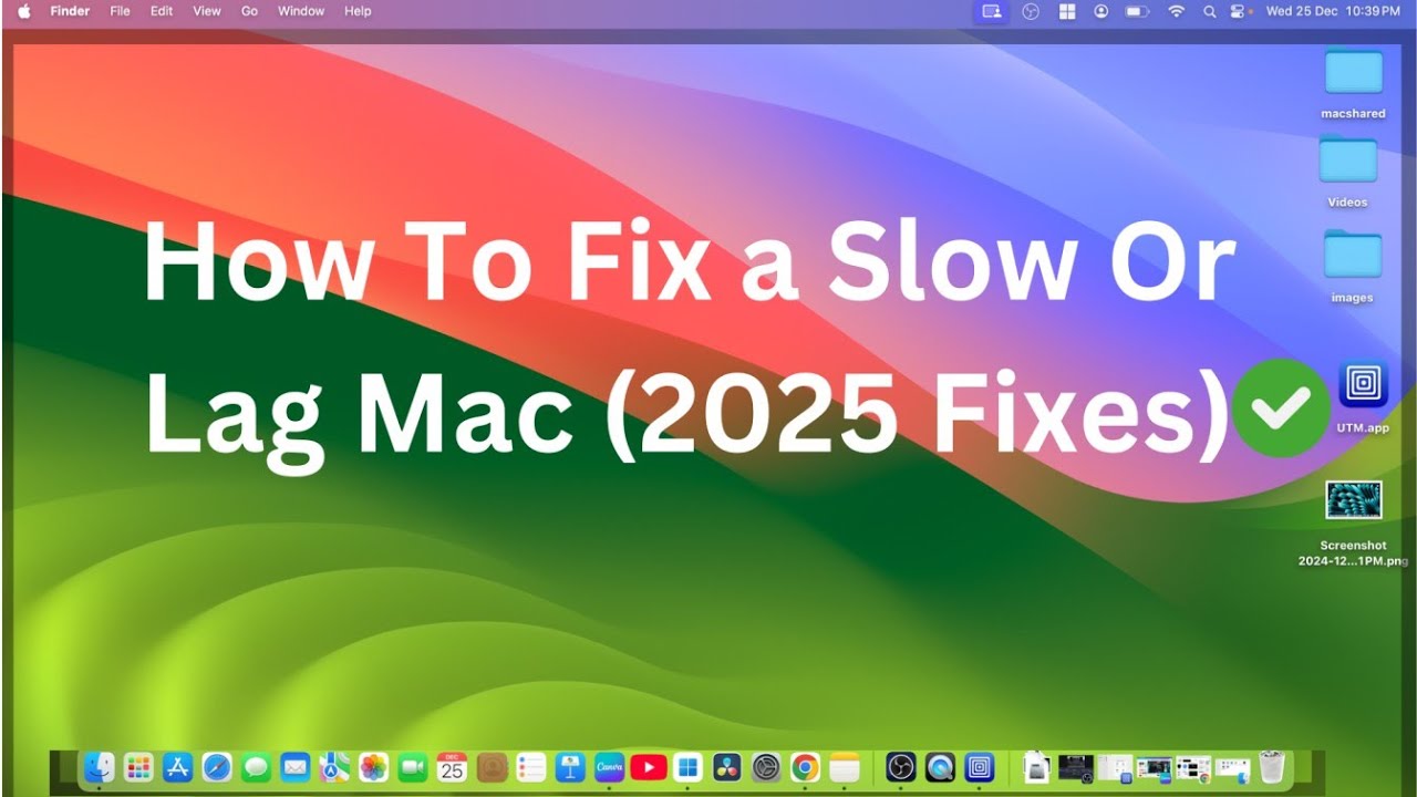 How To Fix a Slow Or Lag Mac (2025 Fixes)