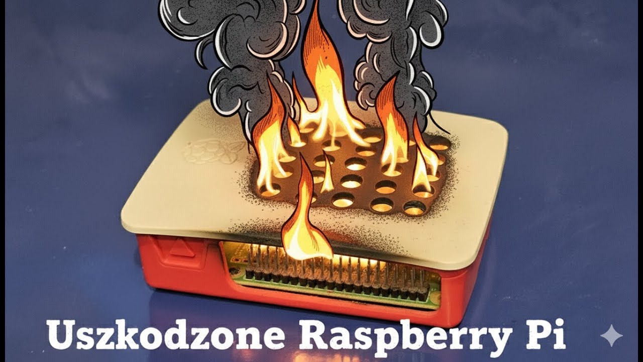 Gorąca usterka Raspberry Pi objawiła się za niskim napięciem zasilania. #raspberrypi  #elektronika