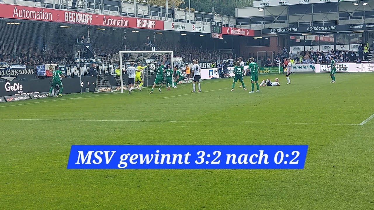 Wahnsinn geht weiter Verl : MSV Duisburg 2:3