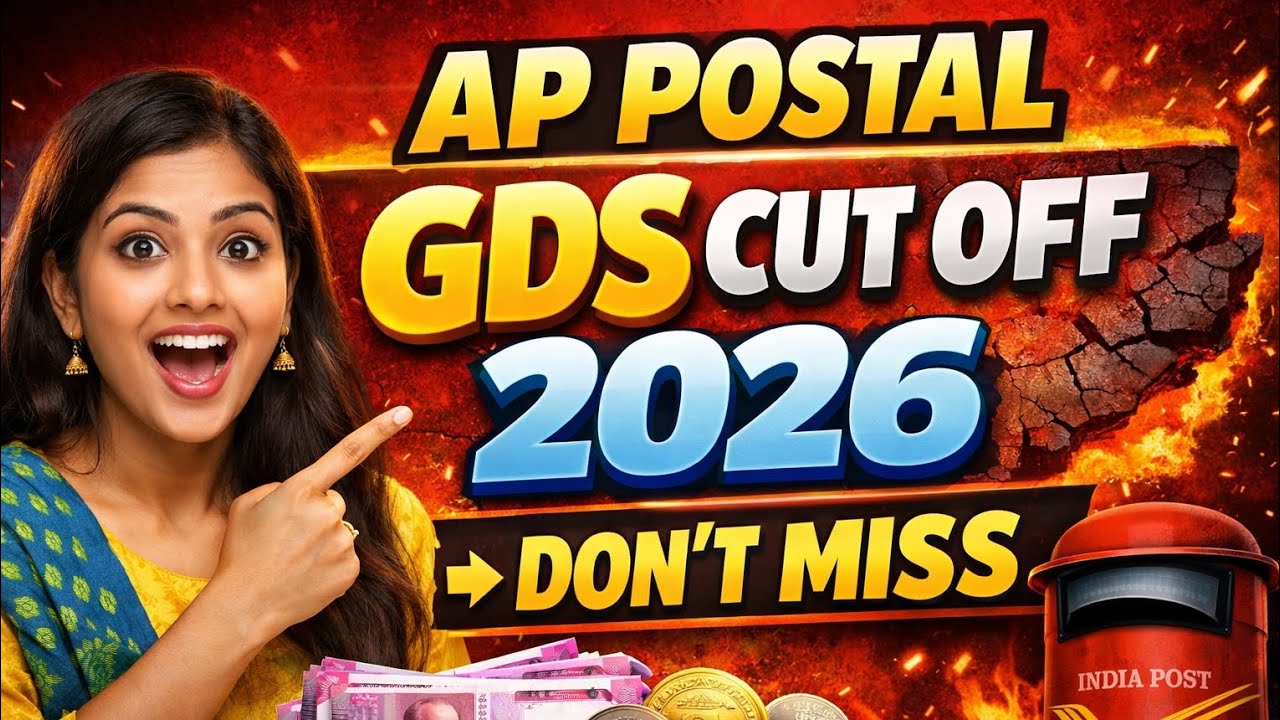 AP POSTAL GDS CUT-OFF 2026 APపోస్టల్GDS #APGDSకట్‌ఆఫ్ #పోస్టల్GDS2026 #ఆంధ్రప్రదేశ్GDS #ఇండియా
