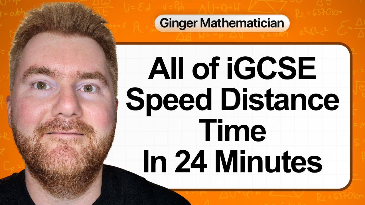 All of iGCSE Speed Distance Time: What You Need To Know