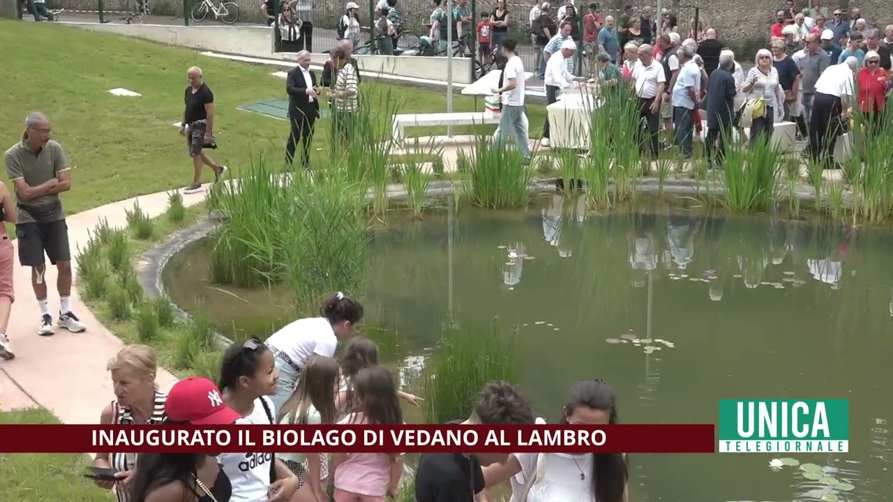 Inaugurato il biolago di Vedano al Lambro