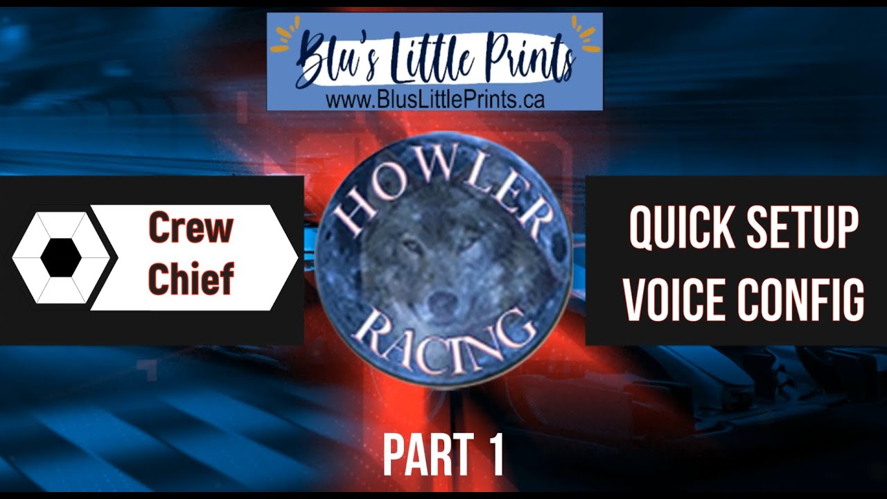 Getting the most from Crew Chief - Part 1 - Installation - Voice Config