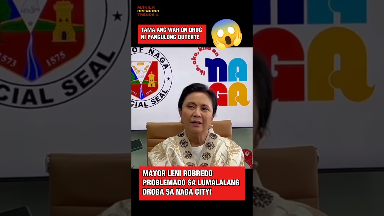 Leni Robredo Admits Lack of Government Action on Naga City's Worsening Drug Problem 🇵🇭
