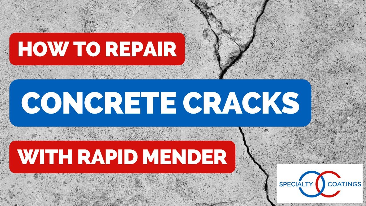 How to Repair Concrete Cracks with E2U’s Rapid Mender | OC Specialty Coatings