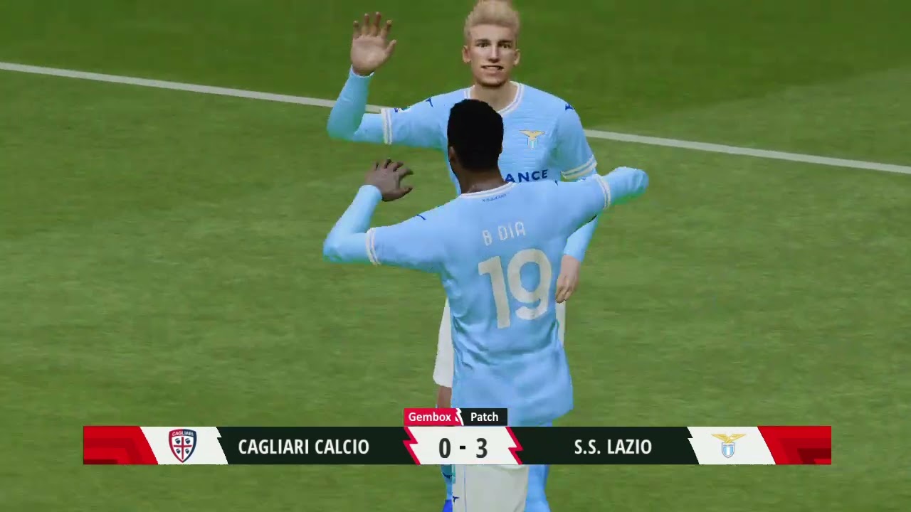BIG MATCH SERI A !! CAGLIARI CALCIO VS S.S. LAZIO 0 - 4 !!