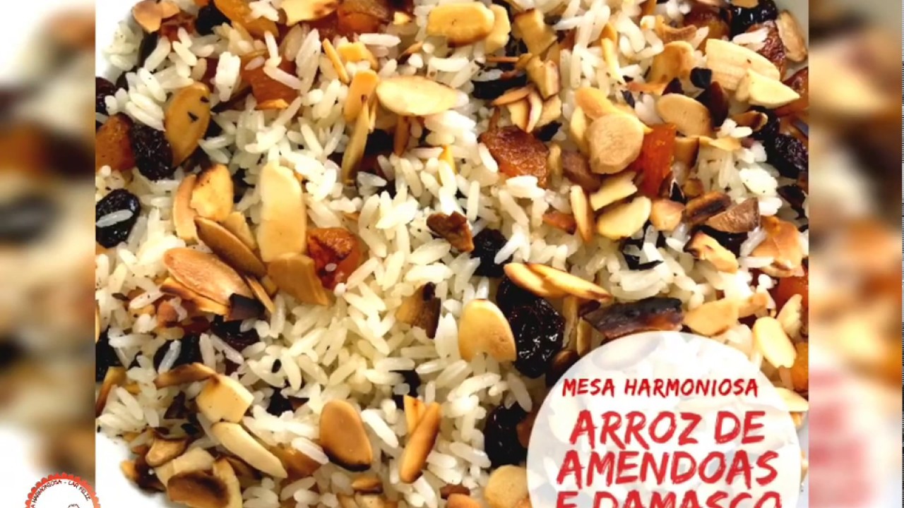 ARROZ DE AMÊNDOAS E DAMASCO