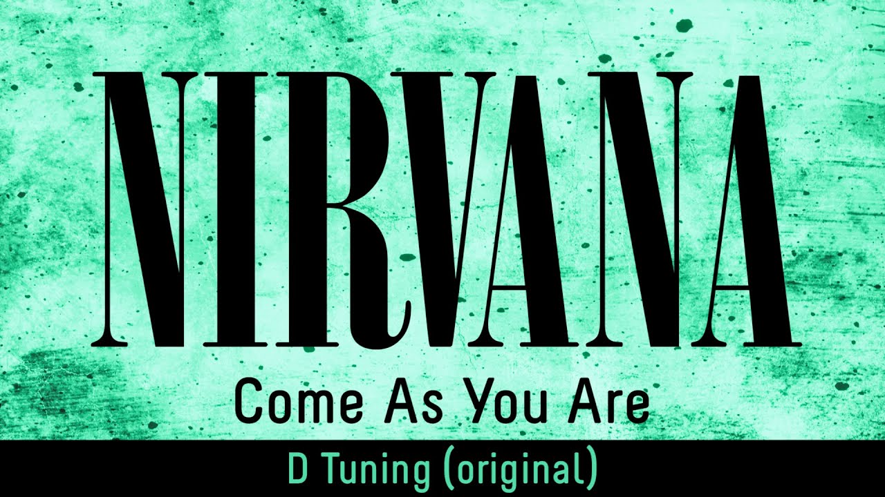 Nirvana - Come As You Are (трек для гитары, настройка: D)