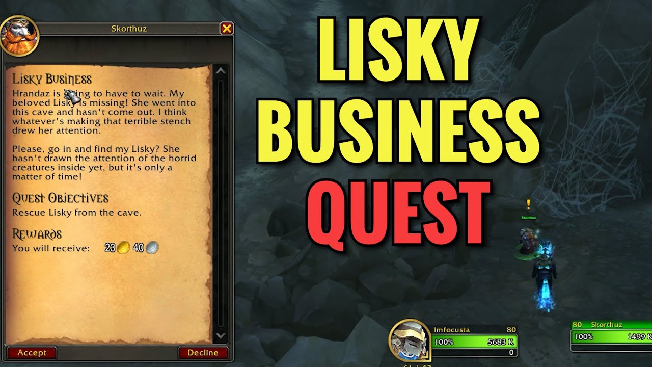 Lisky Business Quest (WoW TWW)