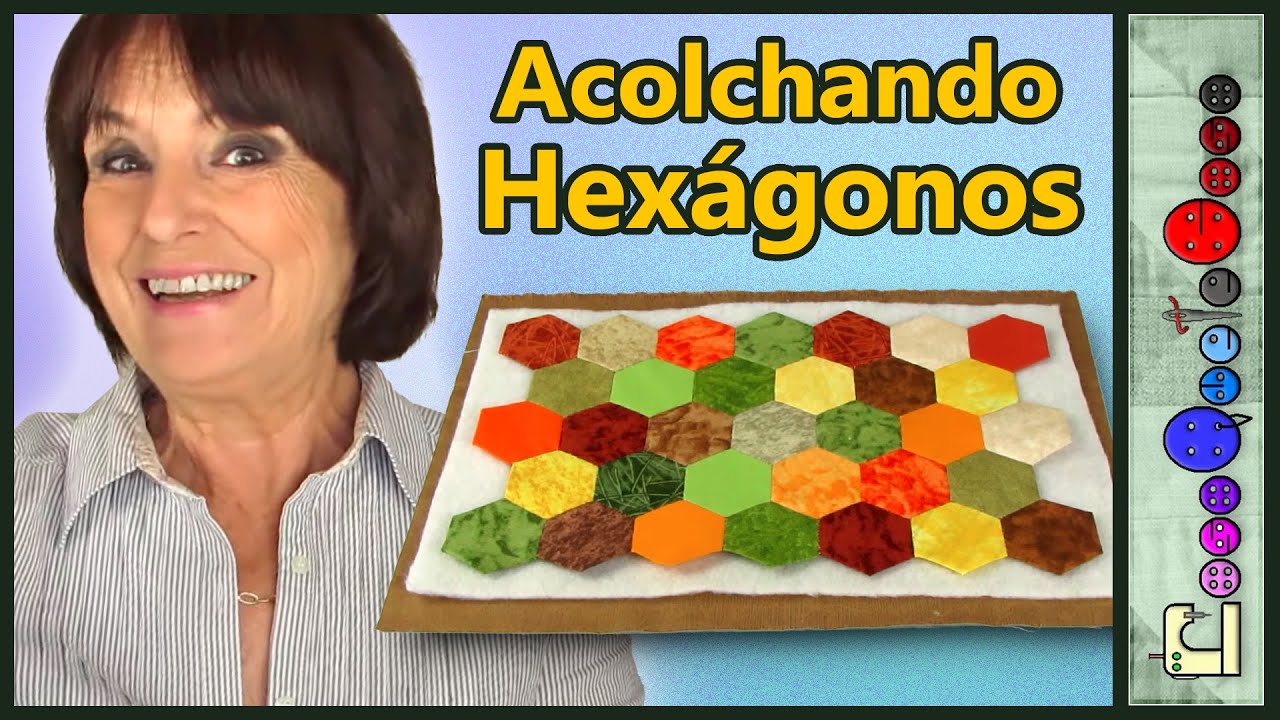 Acolchar Quilt de Hexágonos [Tutorial] (Patchwork)