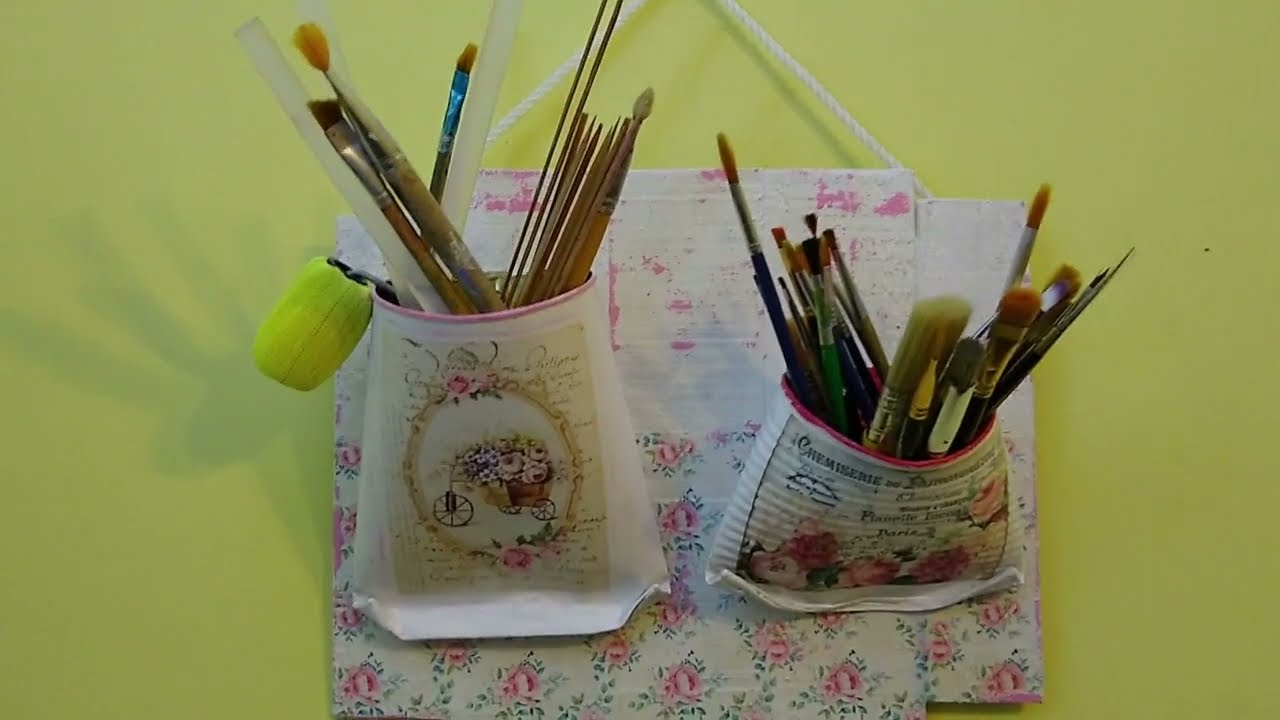 IDEAS CON LATAS FÁCIL Y UTIL PROYECTO🖌️recycled craft ideas manualidades@Pinturas Eterna