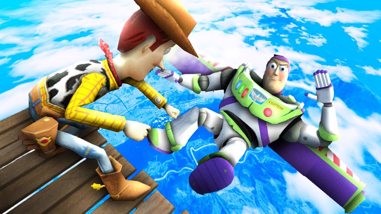 GTA 5 Epic Ragdolls | Woody, Buzz and Jessie! Ep.5 (Toy Story Ragdolls)