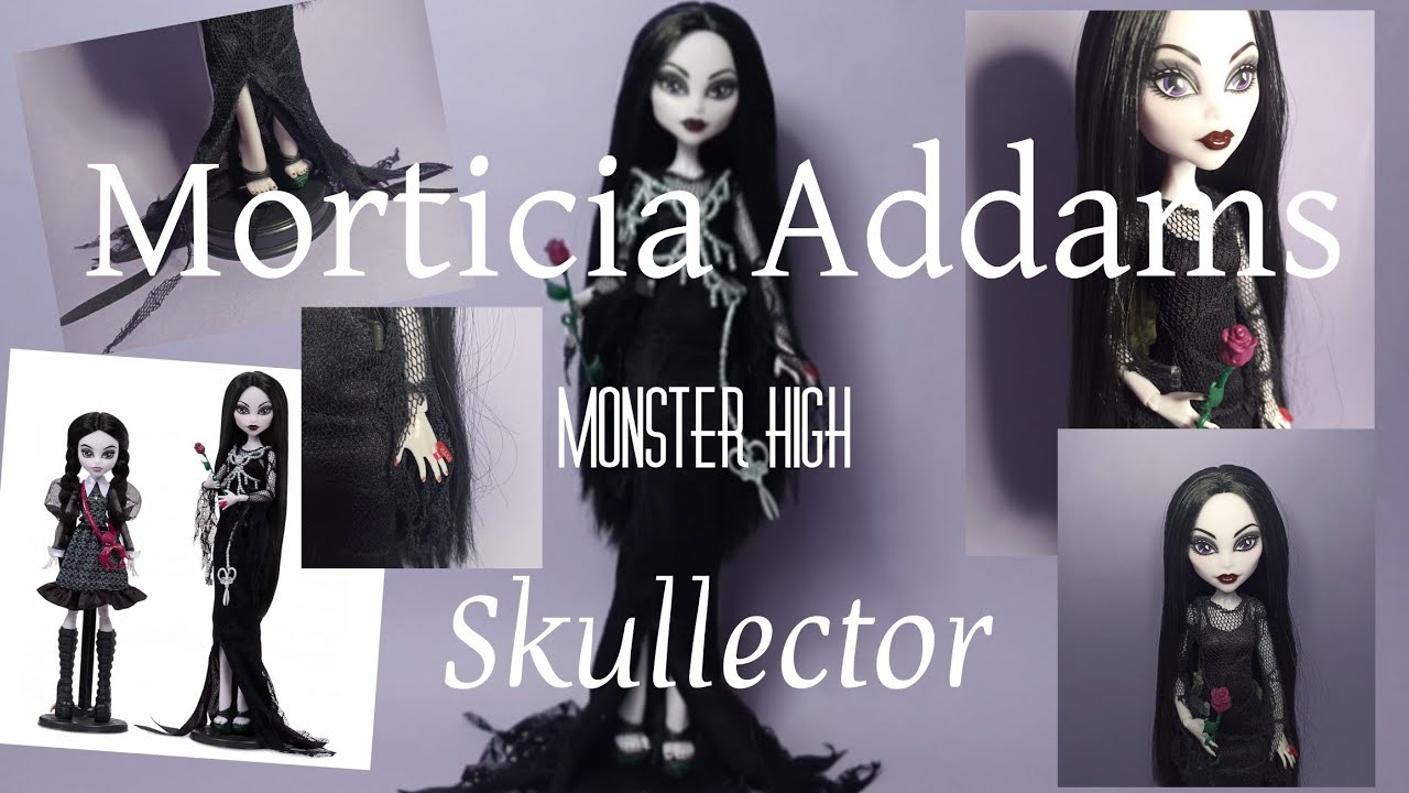 Morticia Addams Skullector Review 🖤🪻 | Monster High Wednesday Doll 