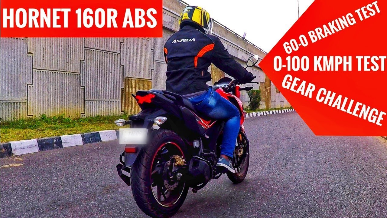 Hornet 160R ABS 0-100 Speed Test | Braking Test | Gear Challenge