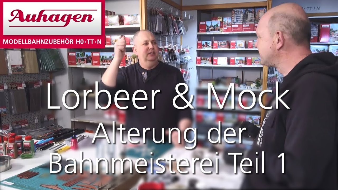 Lorbeer & Mock - Teil 1 Alterung der Bahnmeisterei mit Rampe