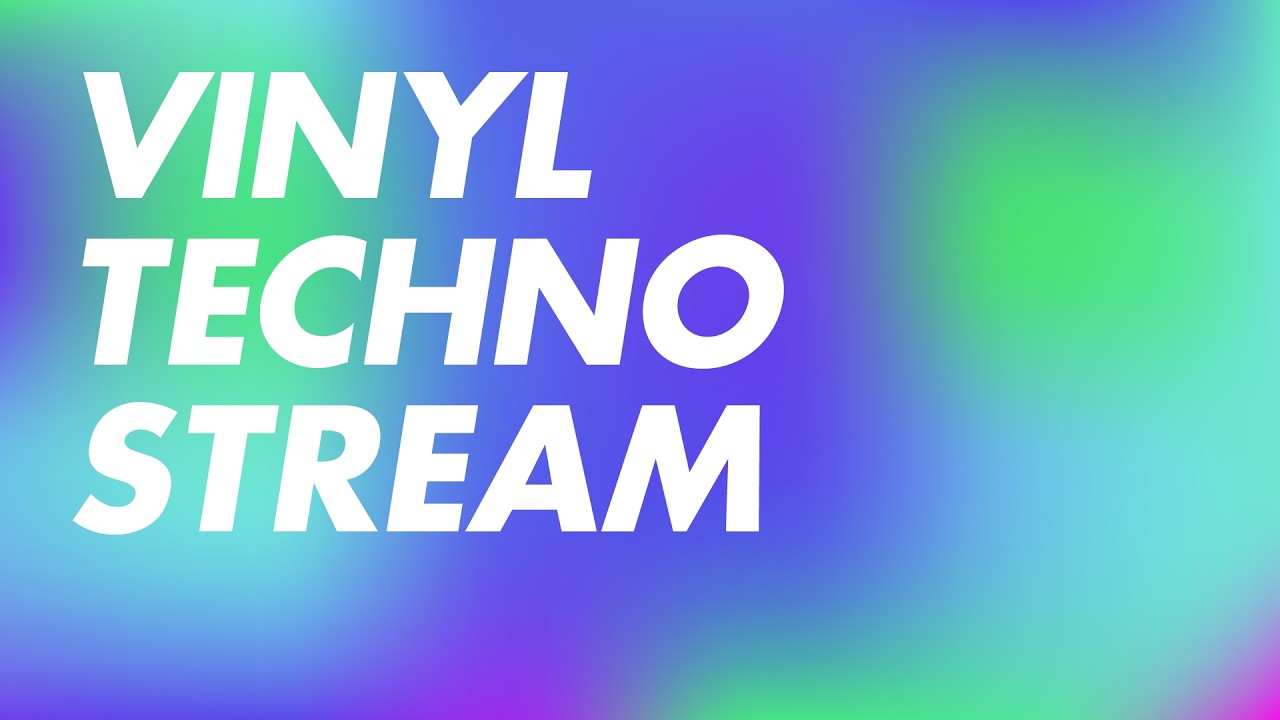 Vinyl Techno Stream - Monday grooves 💃