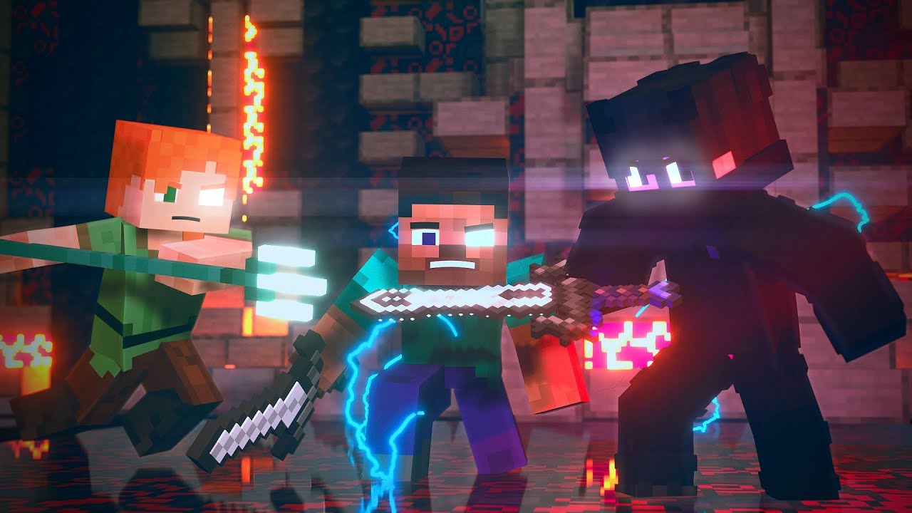 Dark Revenge - Alex And Steve Life (Minecraft Animation)