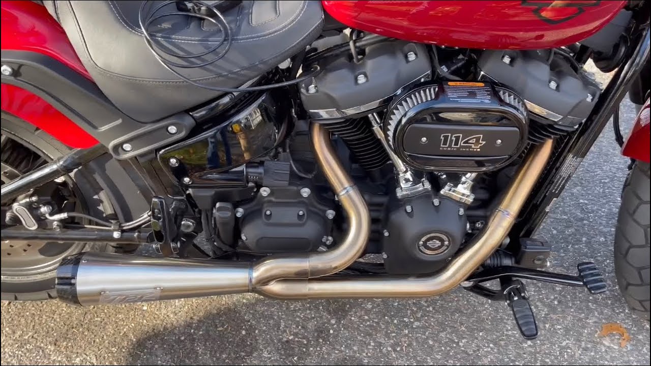 2021 Harley Davidson Fat Bob 114 Gets a New TBR Exhaust