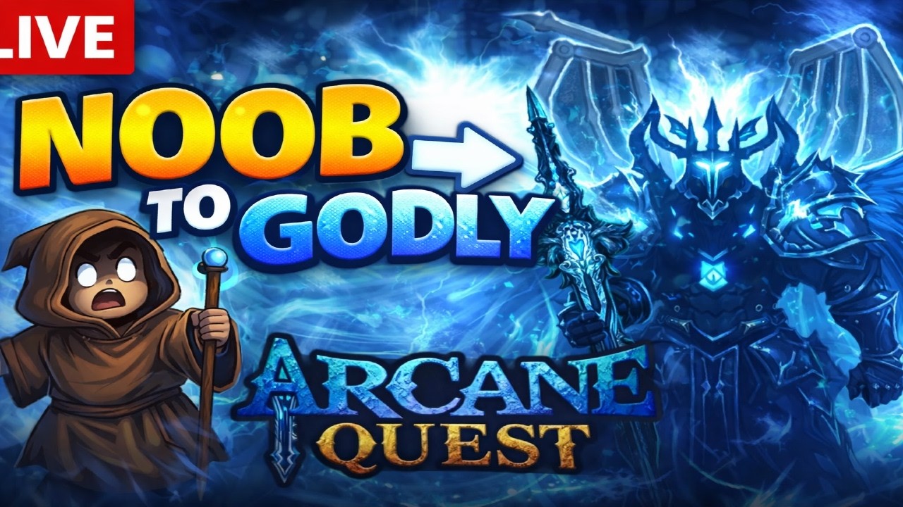LIVE 🔴 Noob To Godly In Arcane Conquest!