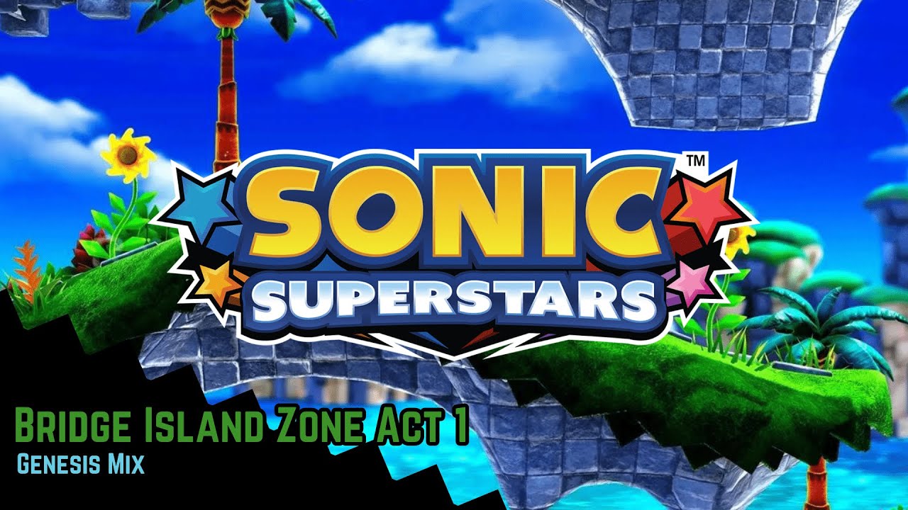 Sonic Superstars | Bridge Island Zone Act 1 | Genesis Mix