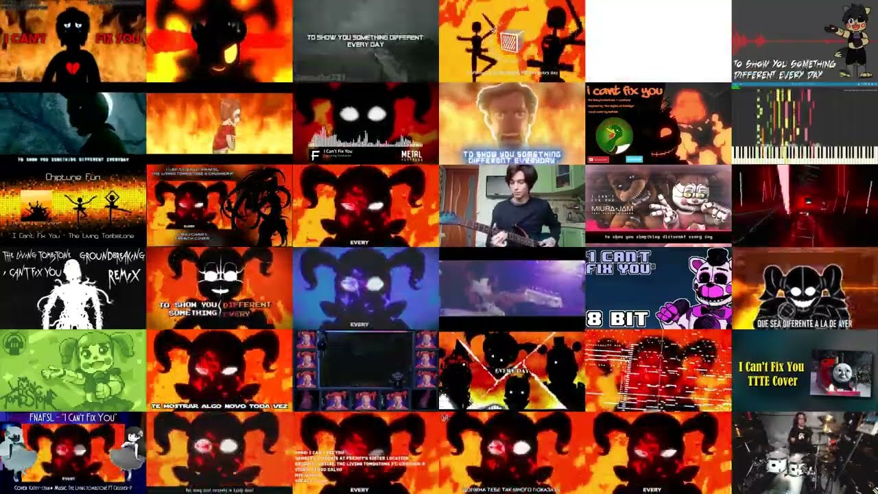 I can't fix you but it's a mashup of 36 versions
