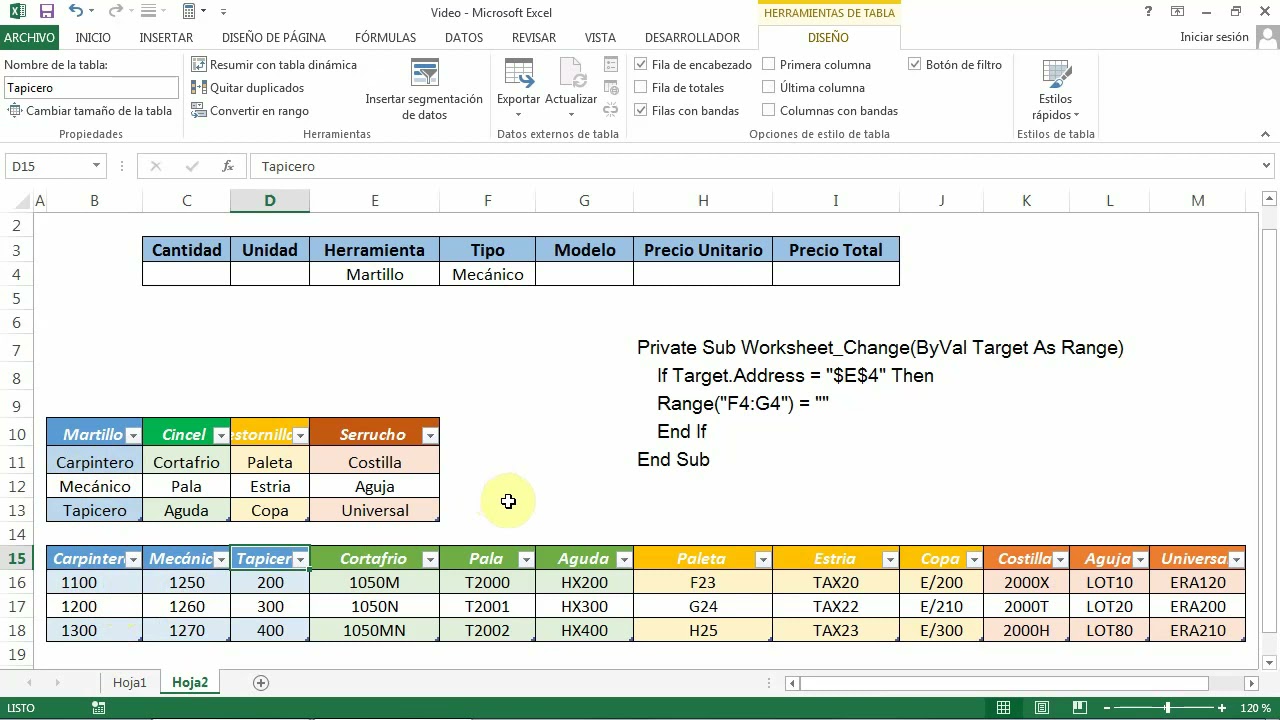 Excel - 😱 Listas Desplegables Dependientes con Botón Macro para Registro🚀