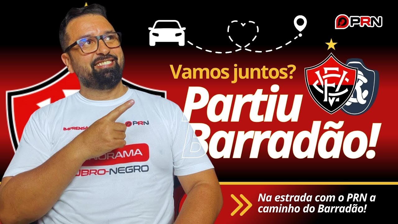 PARTIU BARRADÃO! 🚗🔥 Vamos Juntos para a estreia do Vitória na Série A! Na Estrada com o PRN! 📱