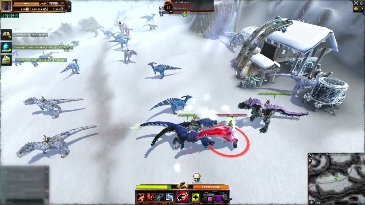 Dino Storm - 10 Players Vs 5 Clãs - América 5