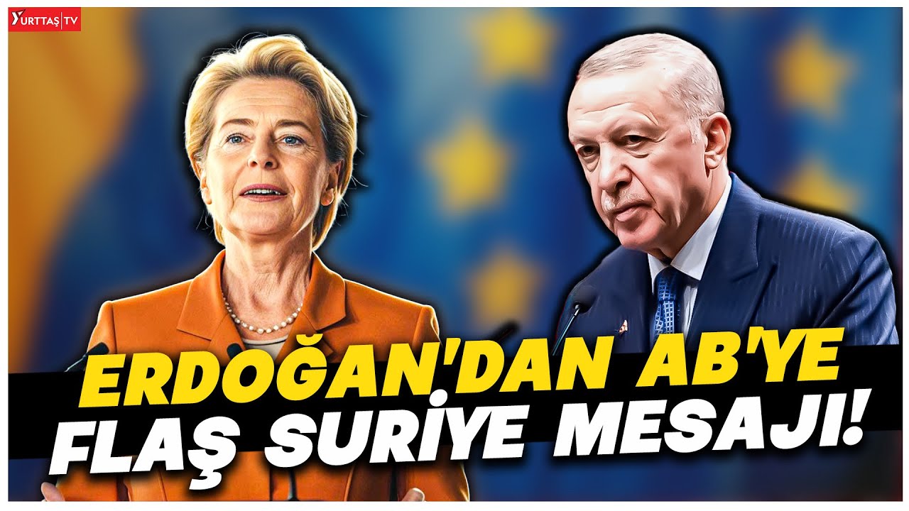 Cumhurbaşkanı Erdoğan ile AB Komisyonu Başkanı Ursula Von Der Leyen’den ortak basın toplantısı!
