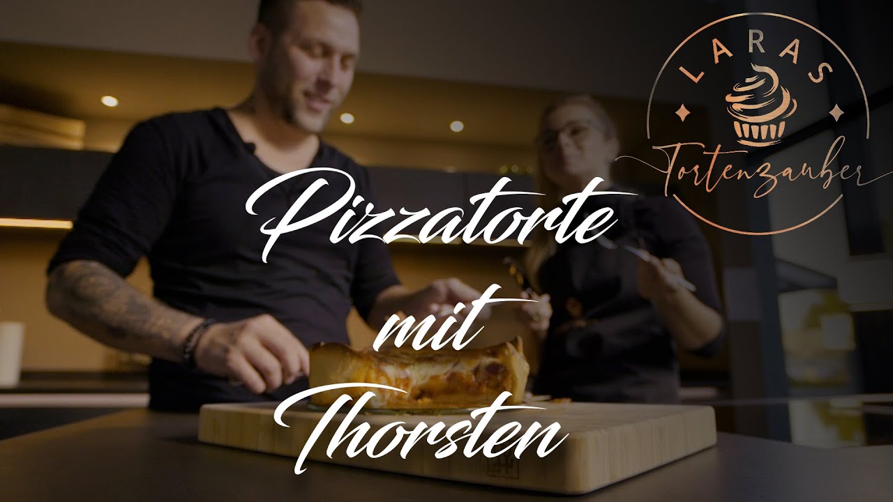 PIZZATORTE schnell und einfach mit Lara & Thorsten 🍕 | laras_tortenzauber