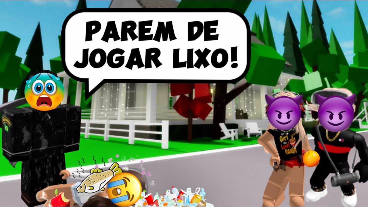 Os vizinhos malvados que faziam guerra com o lixo da feira - História Roblox