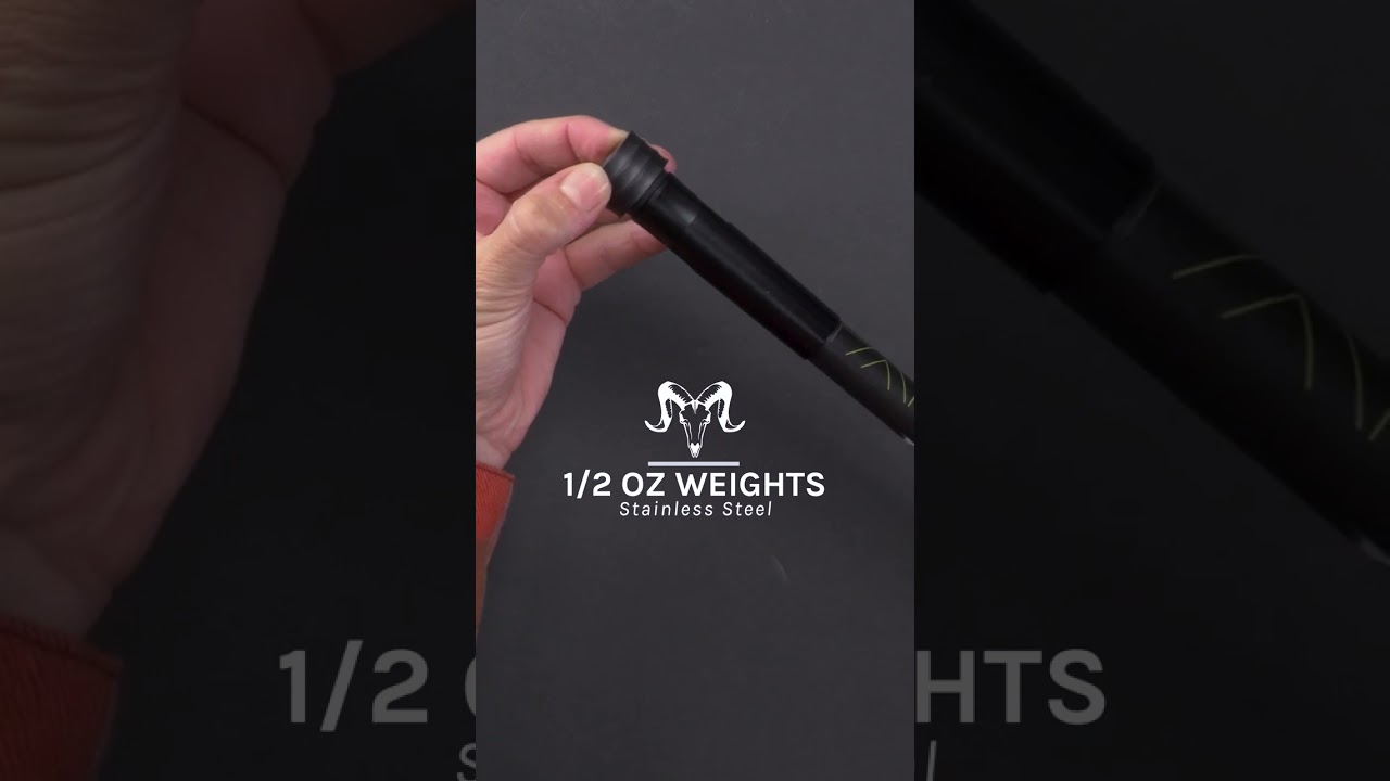 When 1oz is too heavy - RamRods Archery half oz weights #shorts