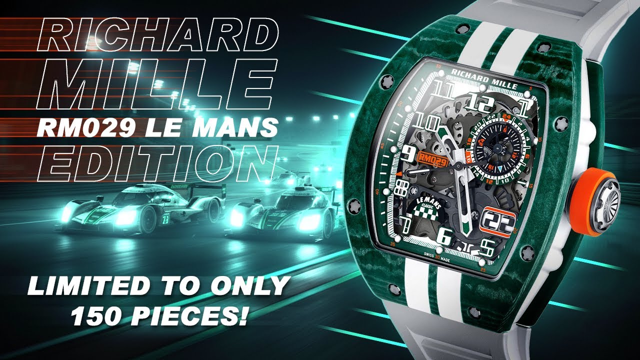 Модель Richard Mille RM029 Le Mans Edition выпущена ограниченной серией всего в 150 экземпляров!