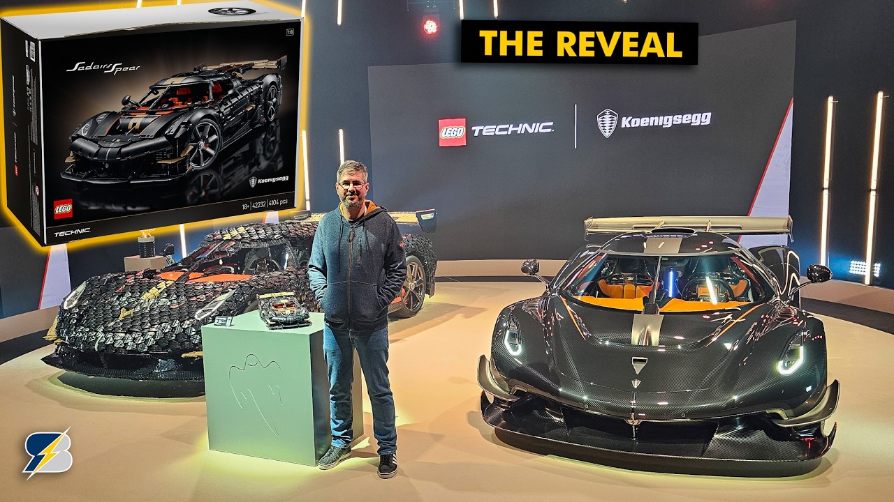 Inside Koenigsegg HQ: Real Sadair's Spear, LEGO Technic Set & 1:1 LEGO Car