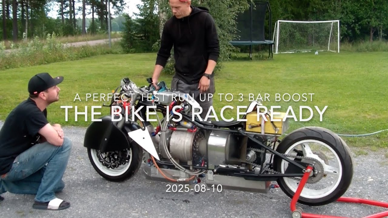 The turbine bike is race ready!