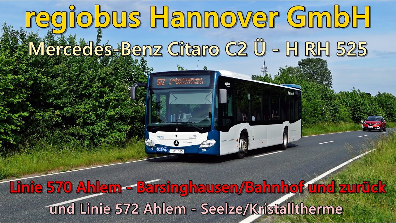 Kickdown [Sound] Bus Mercedes-Benz Citaro C2 Ü von regiobus Hannover GmbH - H RH 525 (Voith)