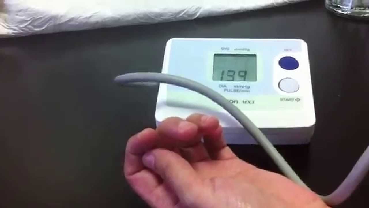 הדרכה למדידת לחץ דם