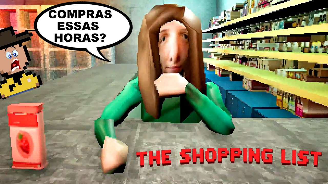 FUI FAZER COMPRAS * no meio da madrugada * #SextaDoTerror (The Shopping List)