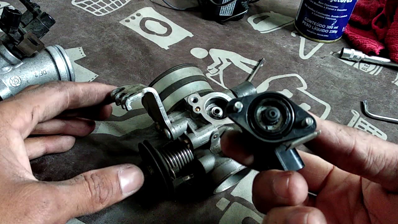 Limpeza corpo de Injeção Fazer 150
