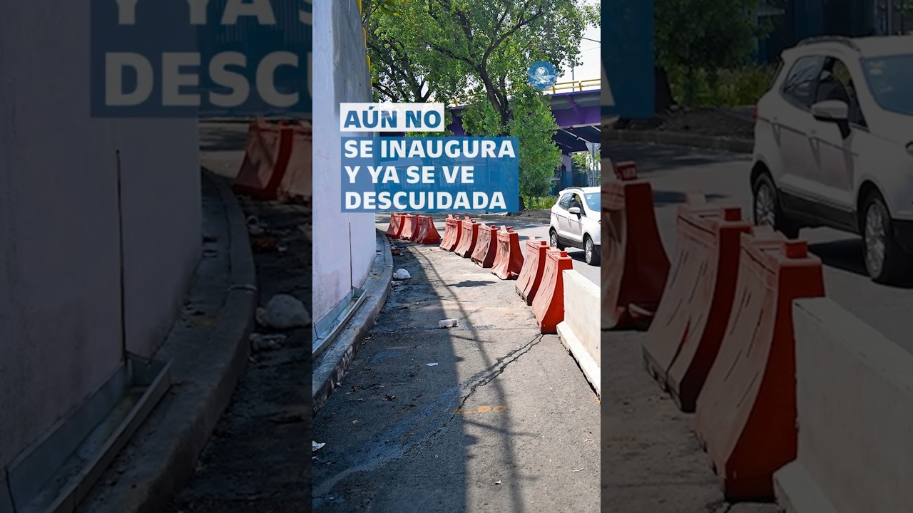 Ciclov&iacute;a de Tlalpan presenta deficiencias a d&iacute;as de su inauguraci&oacute;n #shorts